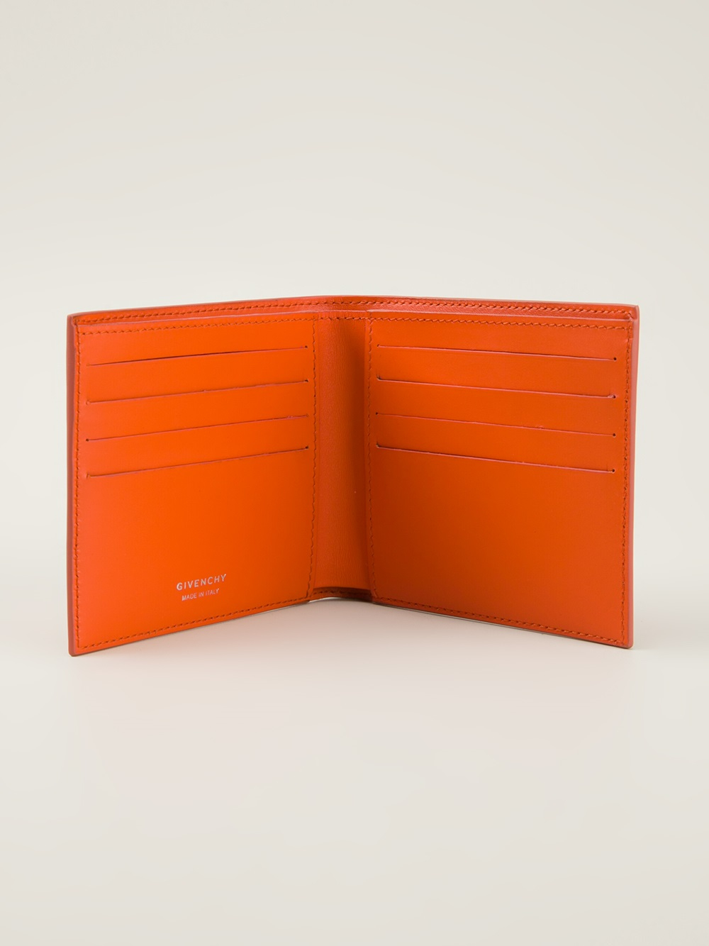 Givenchy Billfold Wallet in Orange for Men