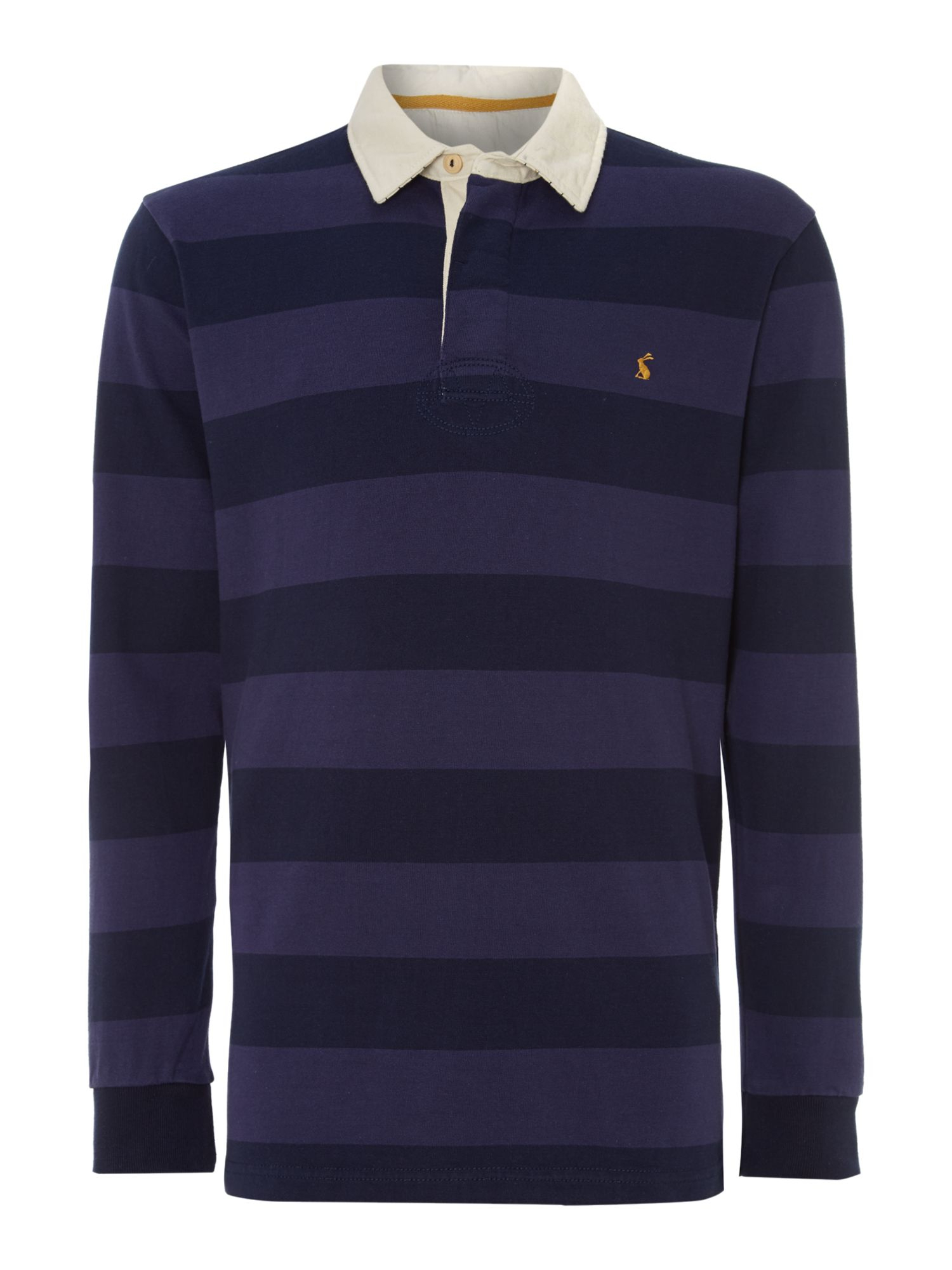 Joules Blue Stripe Rugby Shirt for Men Lyst