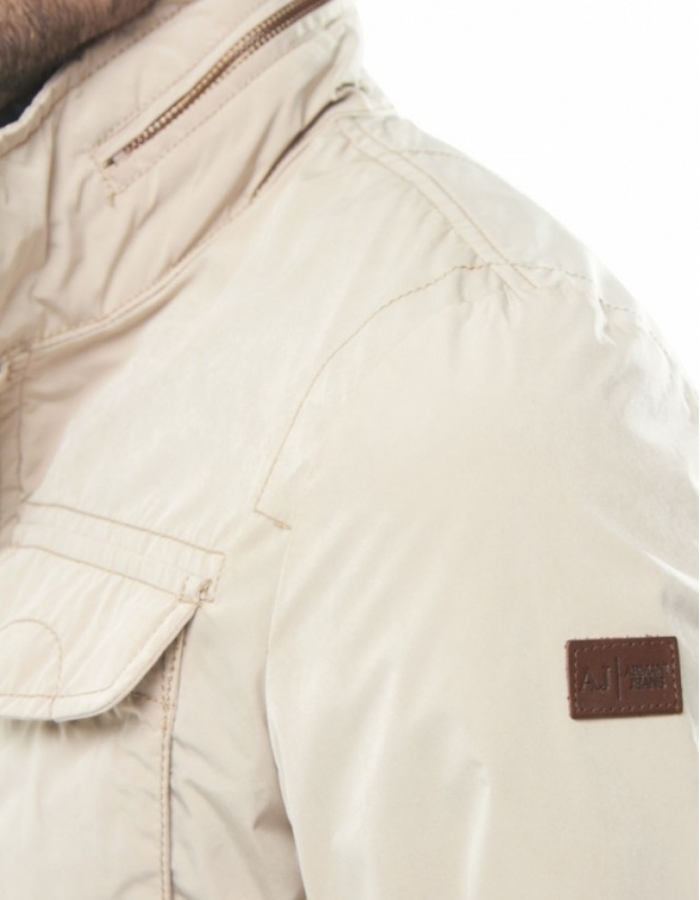 armani jeans caban coat