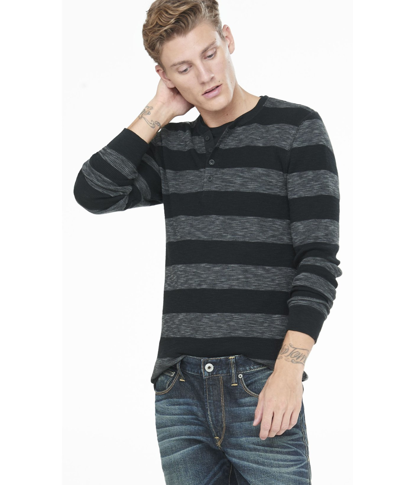 express waffle long sleeve