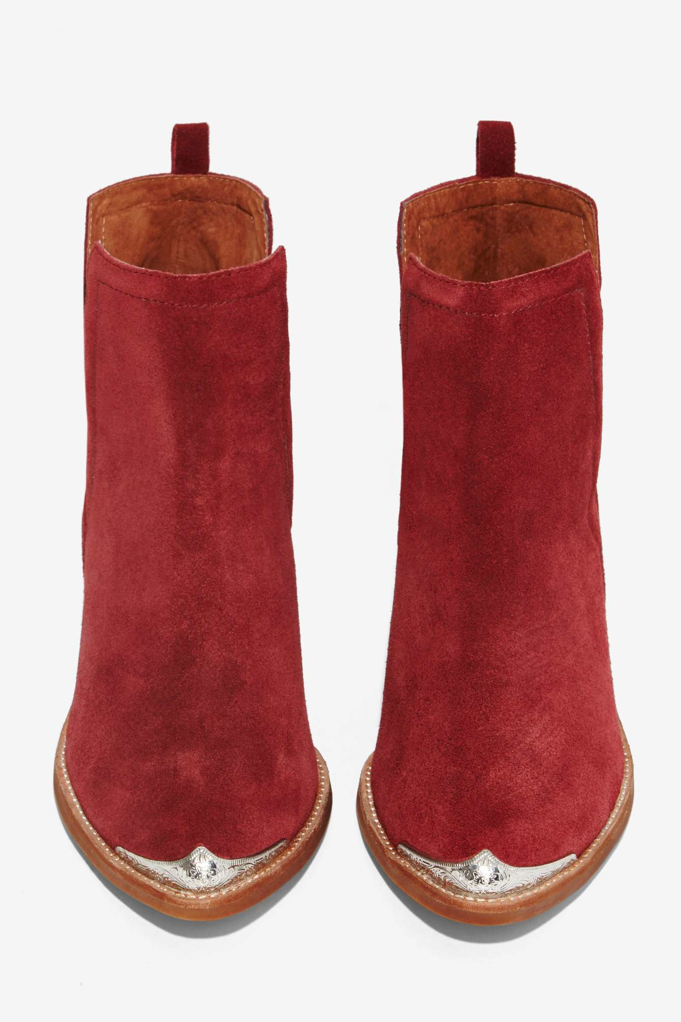 jeffrey campbell red suede boots