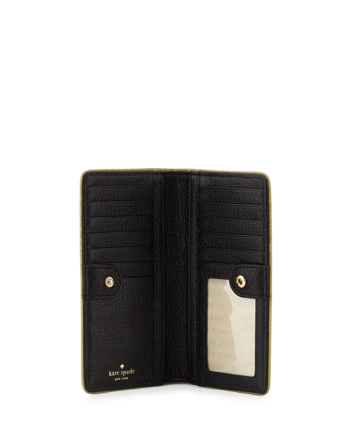 kate spade cameron street stacy wallet black