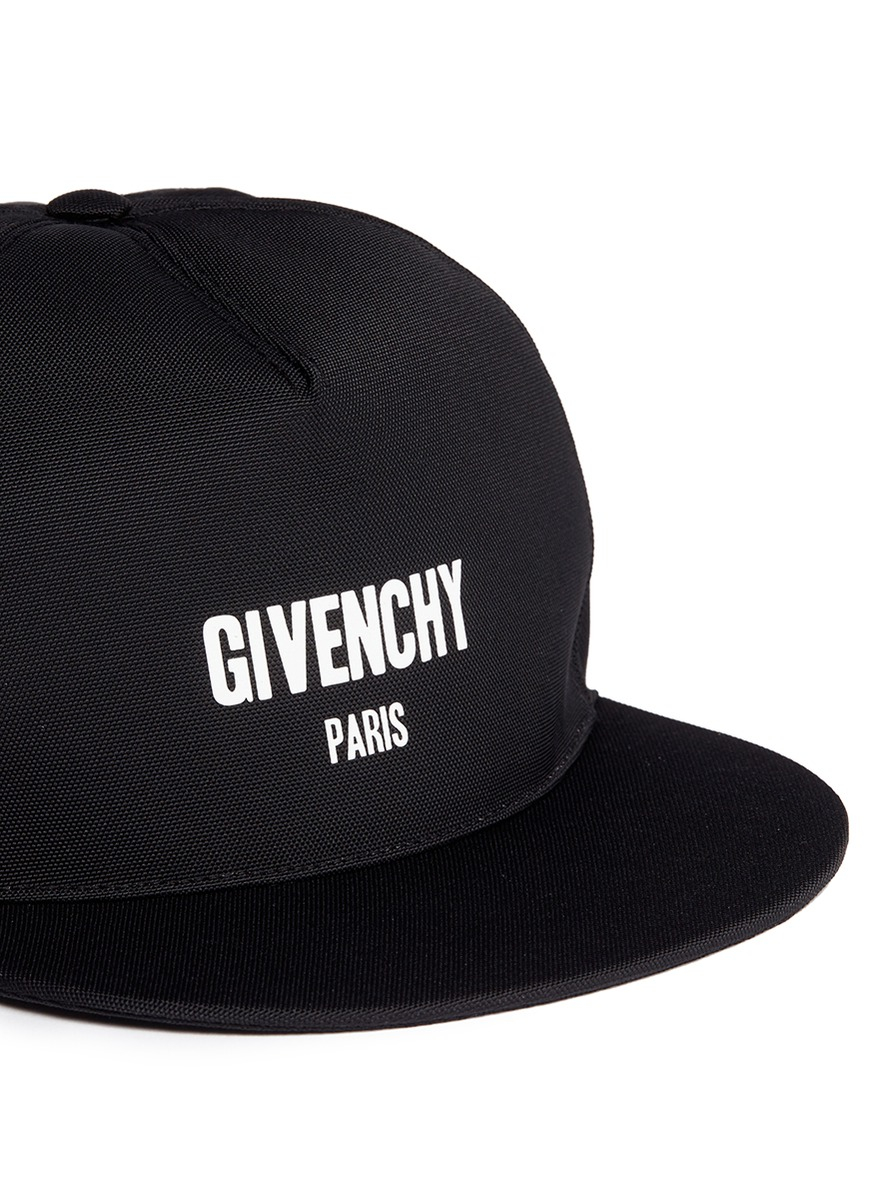 Givenchy Cotton Embroidered Logo Cap in Black for Men - Lyst
