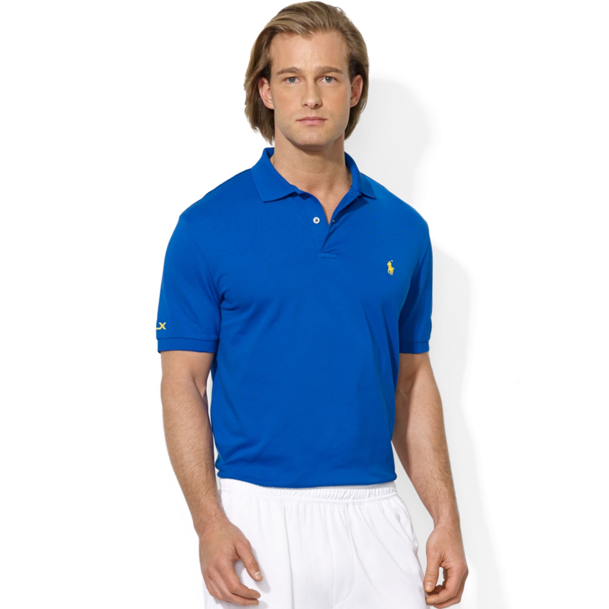 Polo Ralph Lauren Polo Performance Polo Shirt in Blue for Men - Lyst