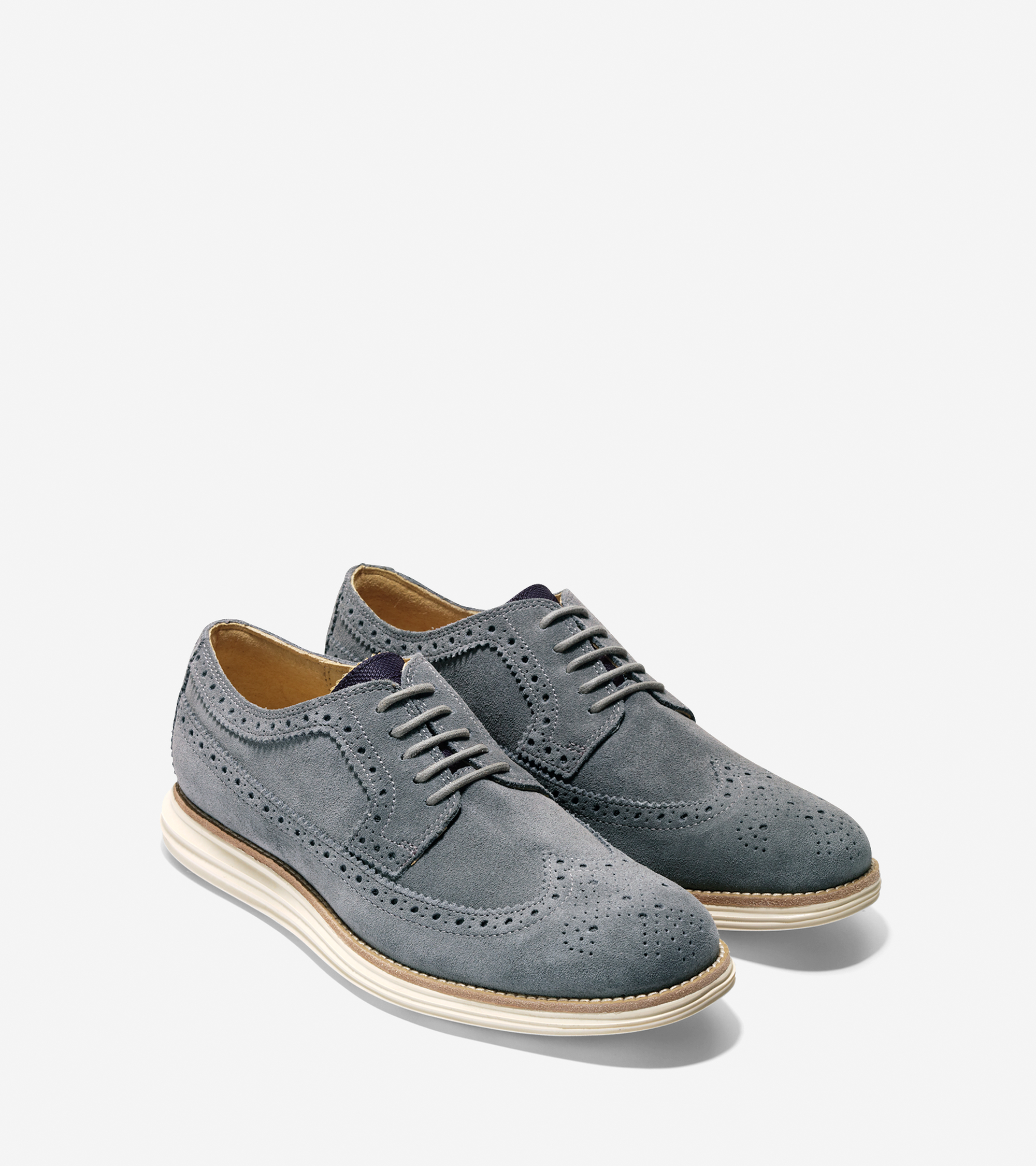 cole haan grey and yellow