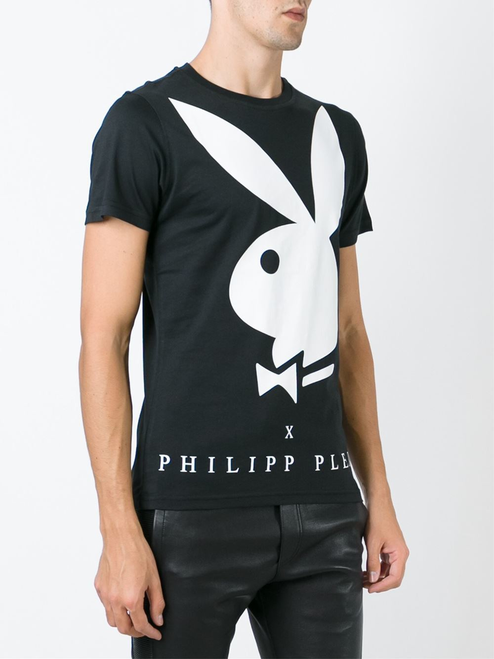 Philipp Plein Playboy Bunny T-shirt in Black for Men - Lyst