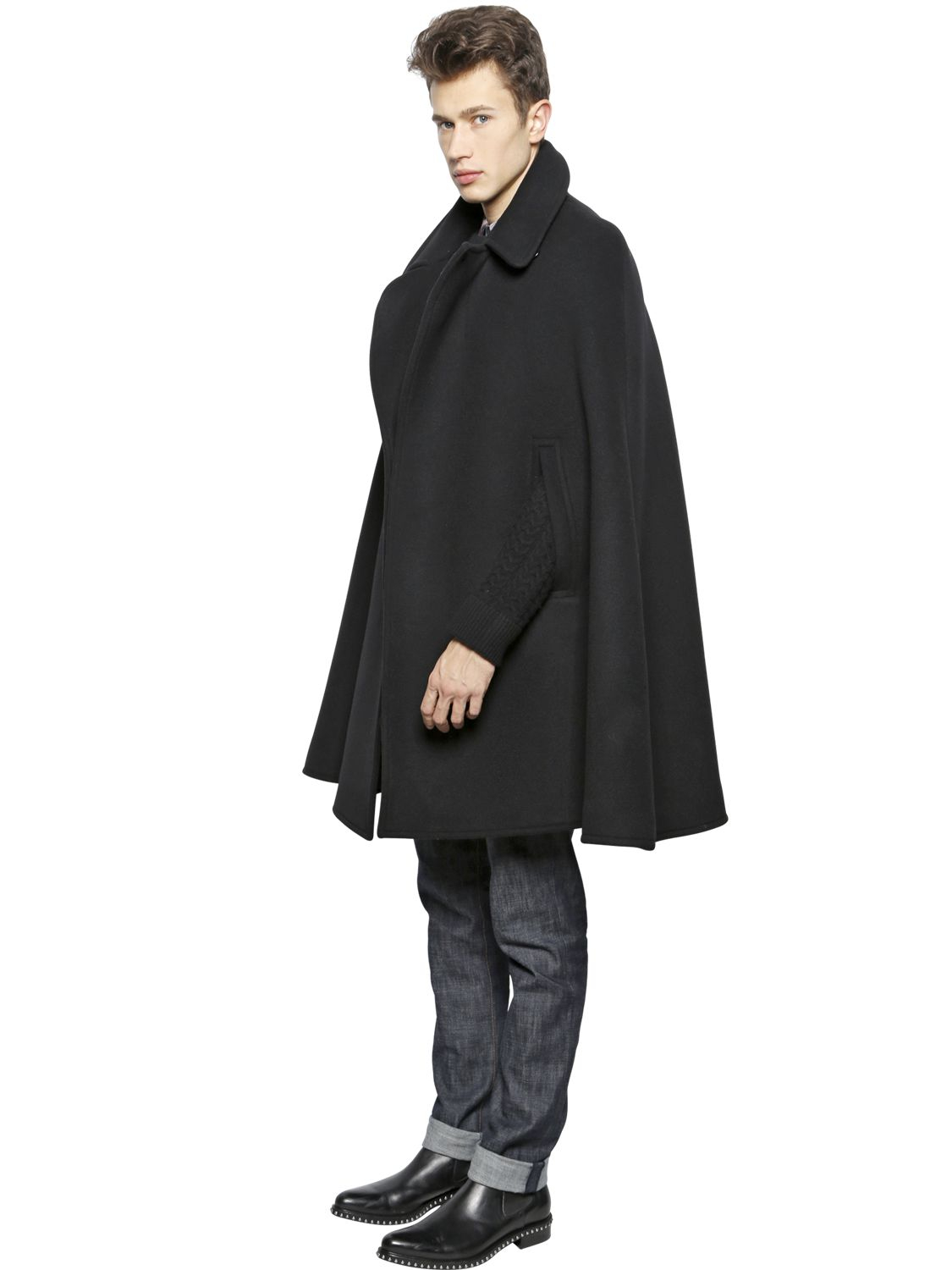 felted wool cape