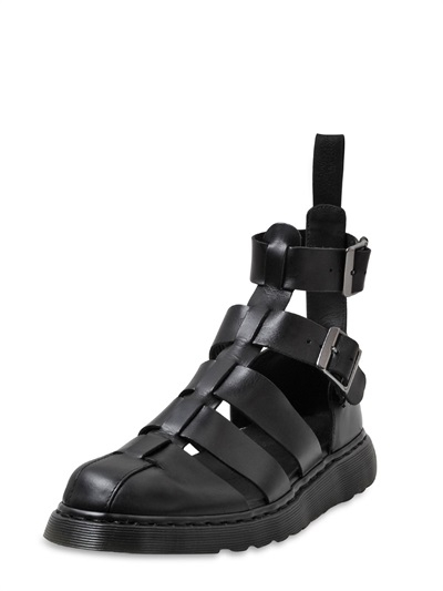 black gladiator sandals dr martens