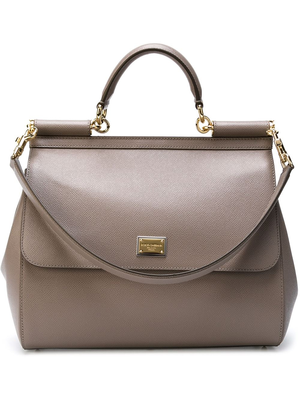 Dolce & Gabbana Large 'Sicily' Tote in Grey (Gray) - Lyst