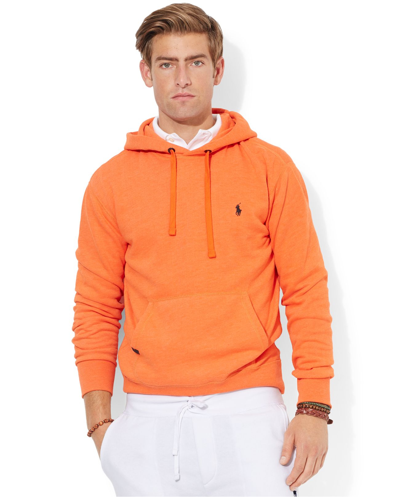 polo ralph lauren orange hoodie