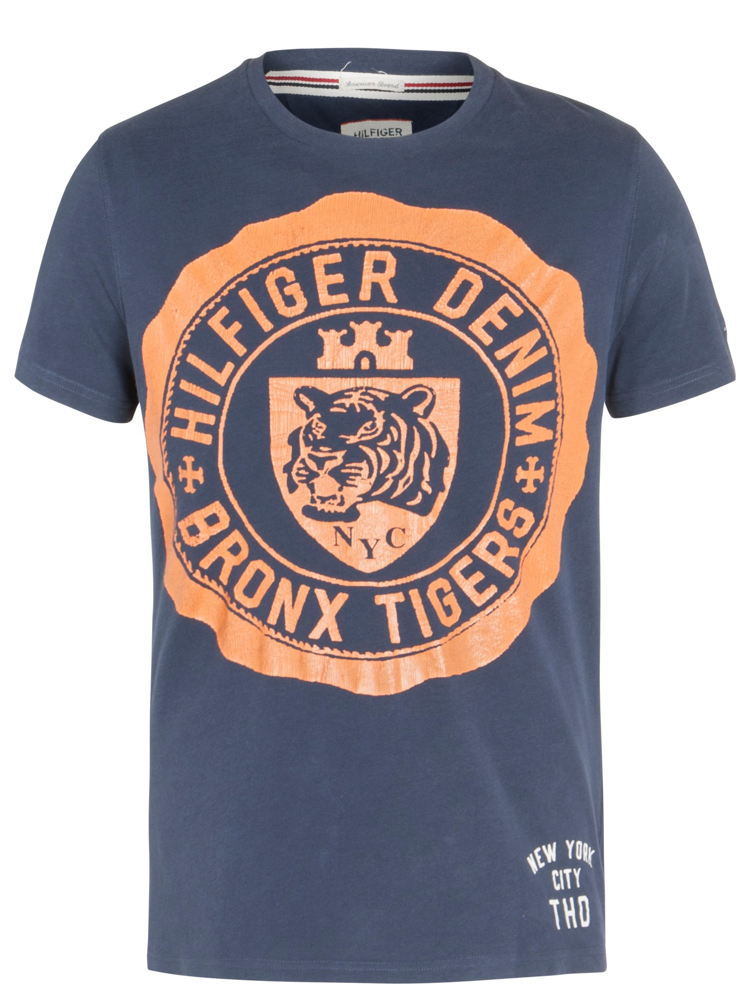 Hilfiger Denim Tommy Hilfiger Bronx Tigers Logo Tshirt in Black (Blue) for  Men - Lyst
