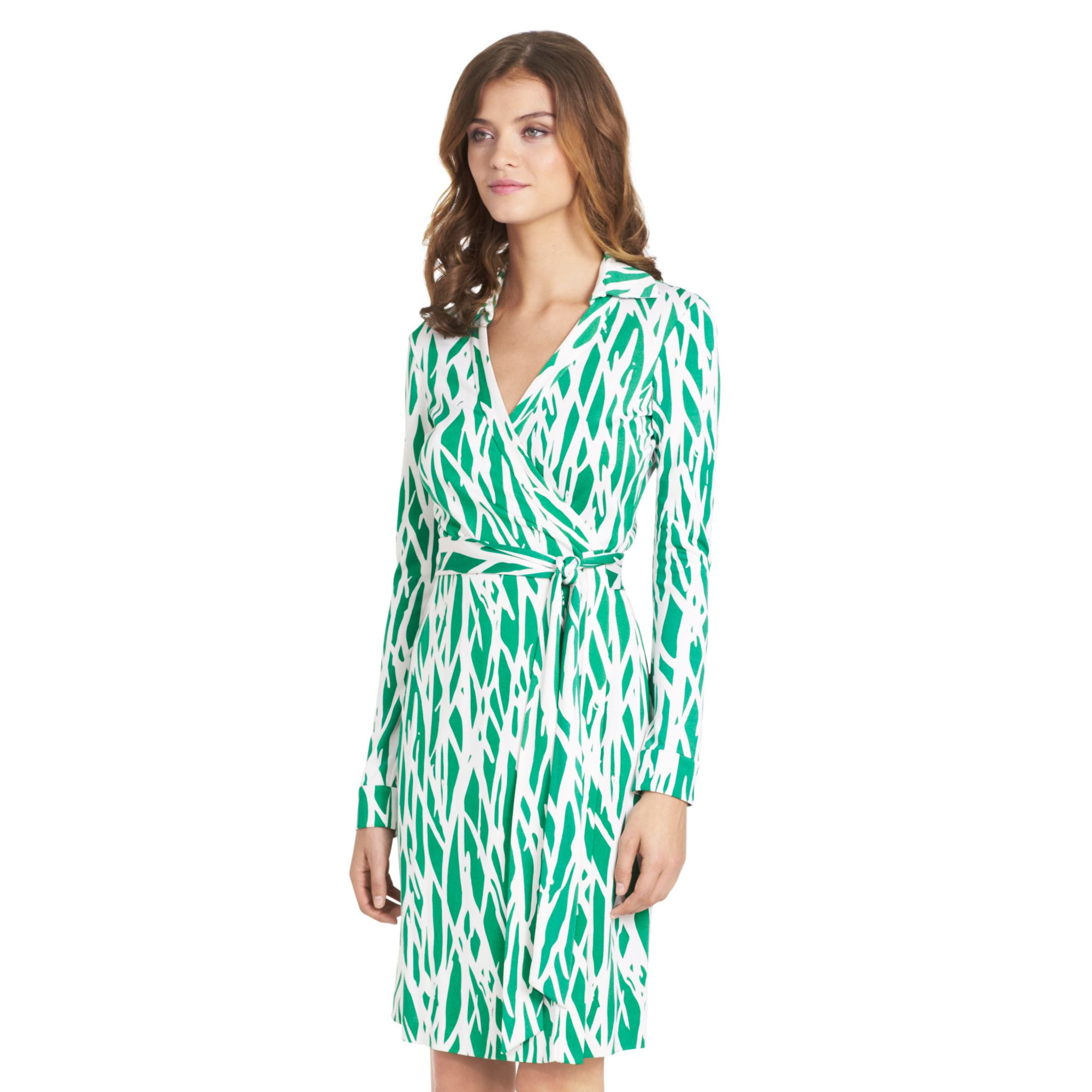 dvf new jeanne two silk jersey wrap dress