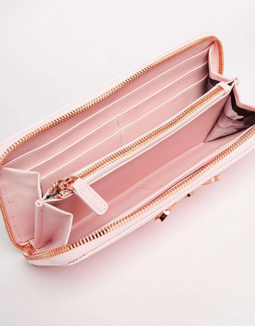 ted baker pink bow purse