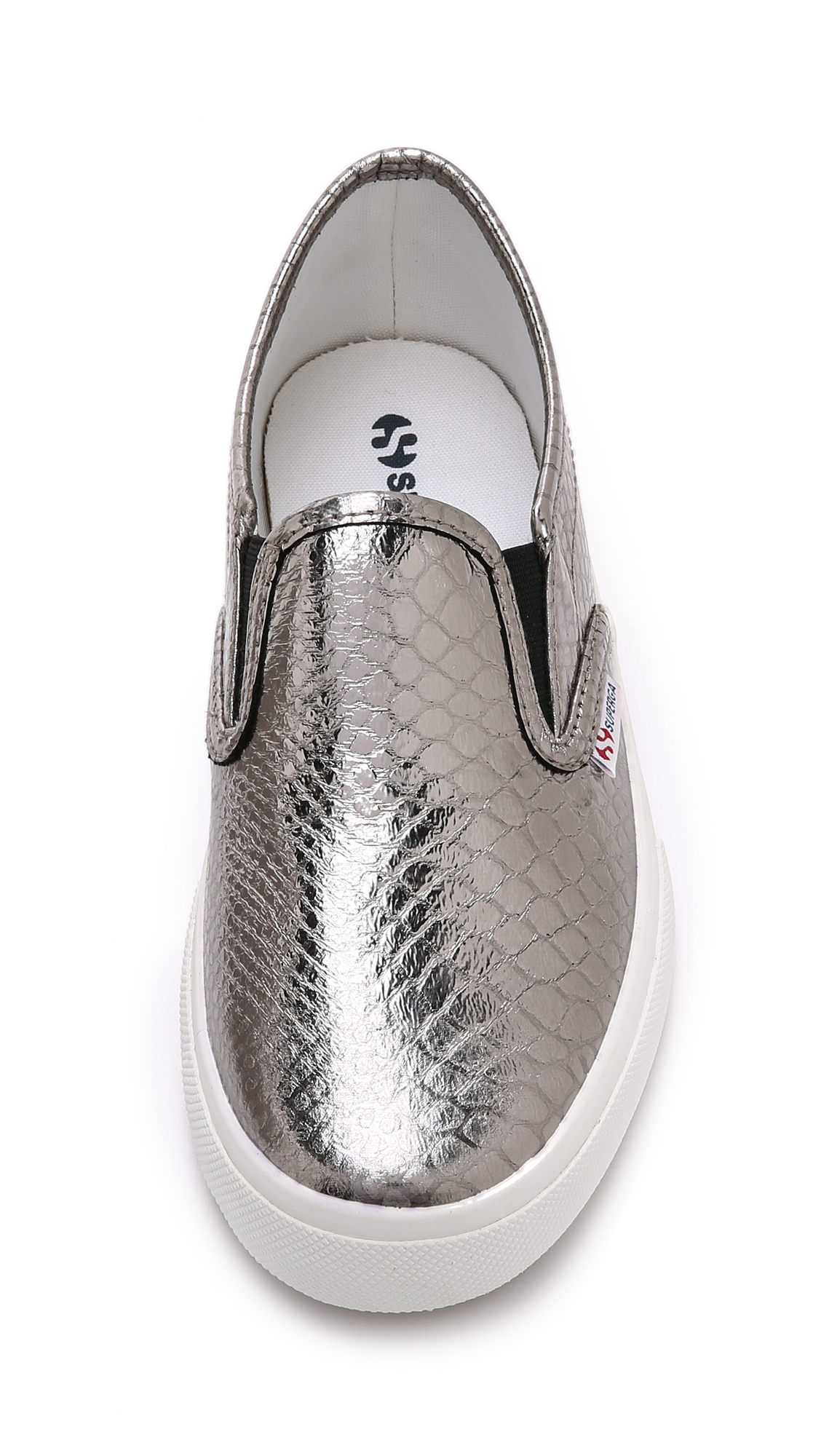 superga metallic snake