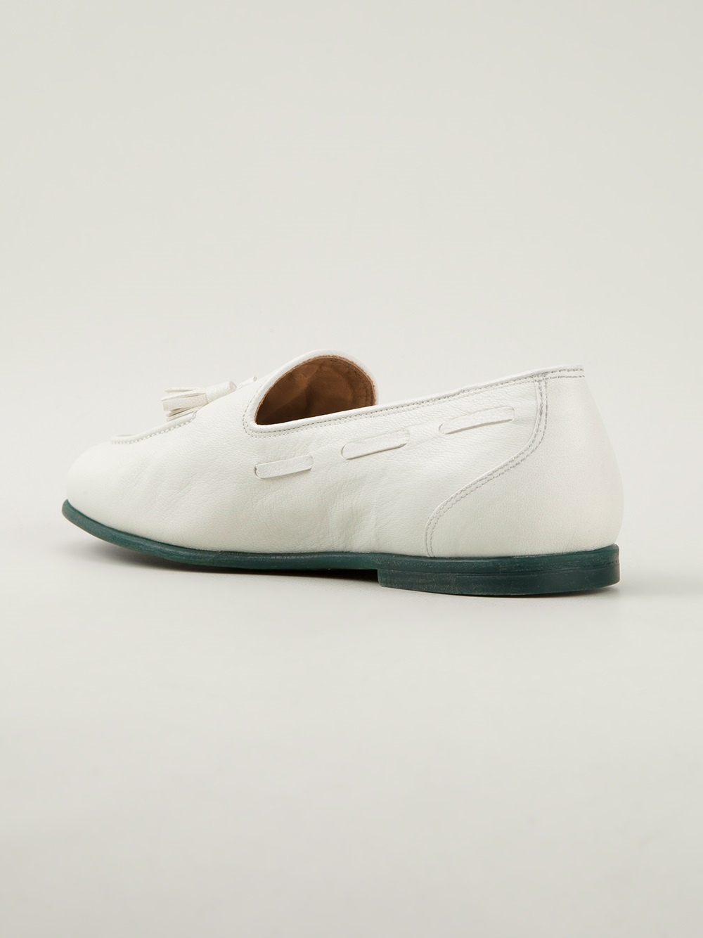 ferragamo white flats