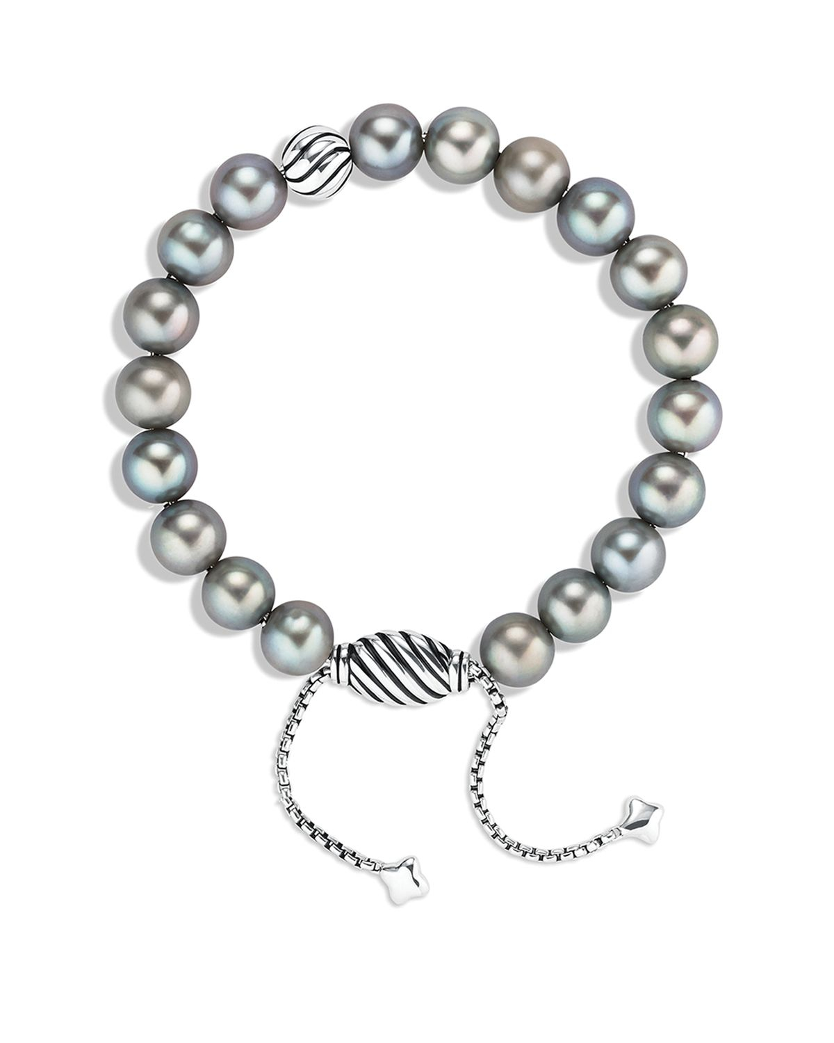 David Yurman Spiritual Beads Bracelet With Gray Pearls in Metallic | Lyst