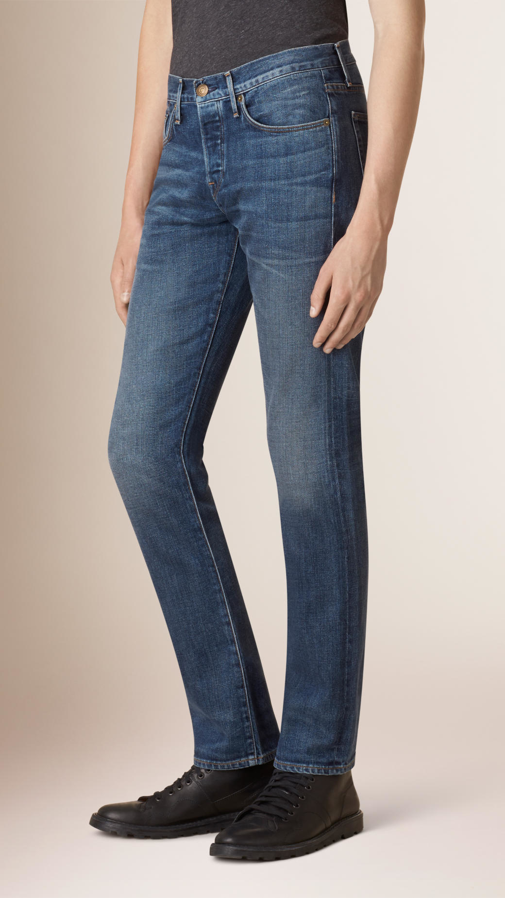 Burberry Straight Fit Japanese Stretch 