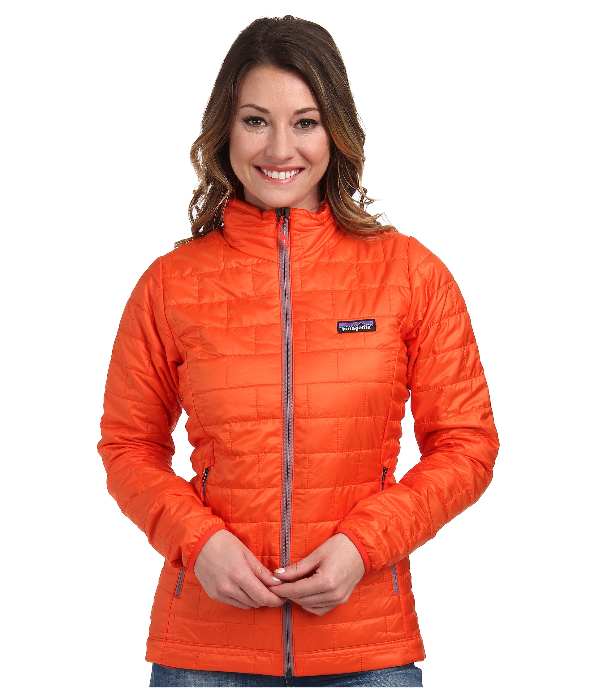 kalkoen Elegantie Detector Patagonia Nano Puff® Jacket in Orange | Lyst