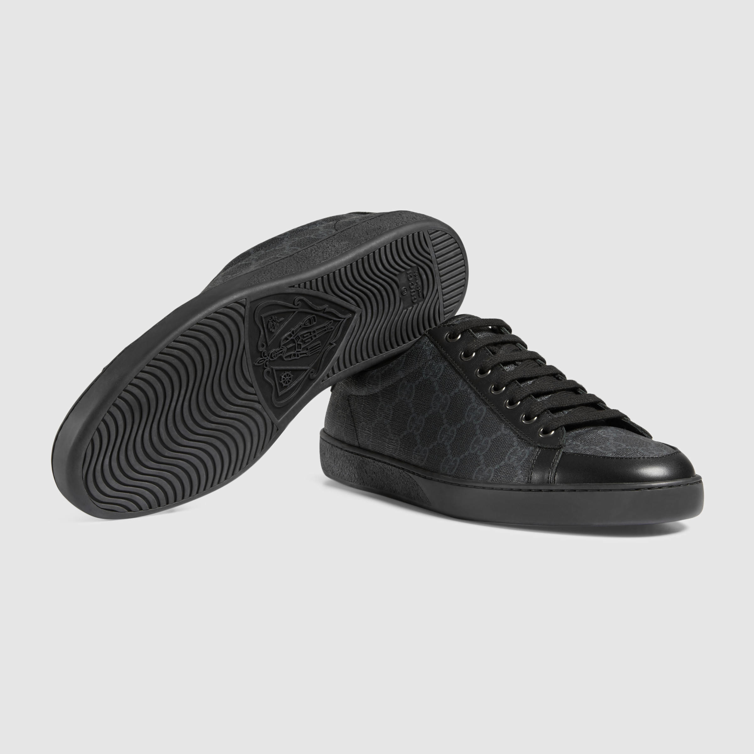 Chemie uitlijning overhemd Gucci Gg Supreme Sneaker in Black for Men | Lyst