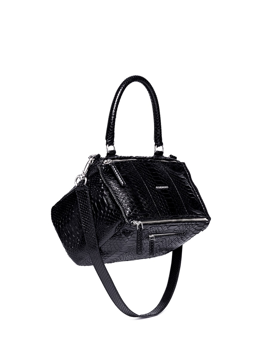 Givenchy Women's Medium Voyou Bag in Python - Natural