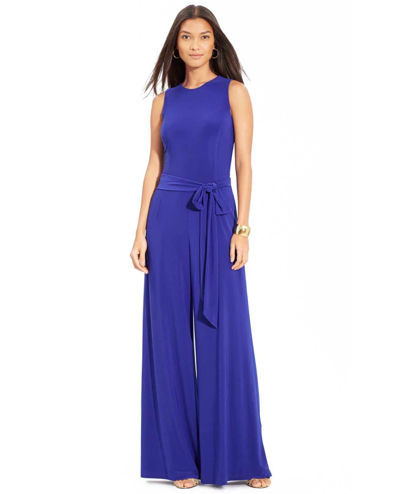 ralph lauren blue jumpsuit