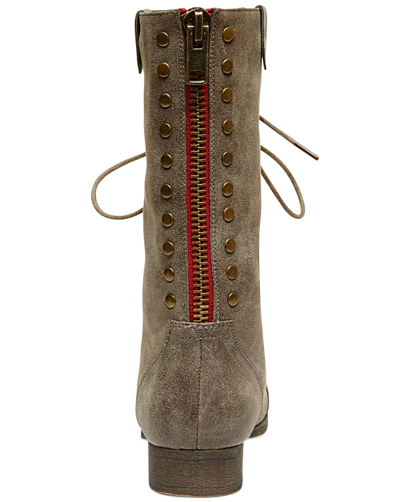 madden girl lace up combat boots