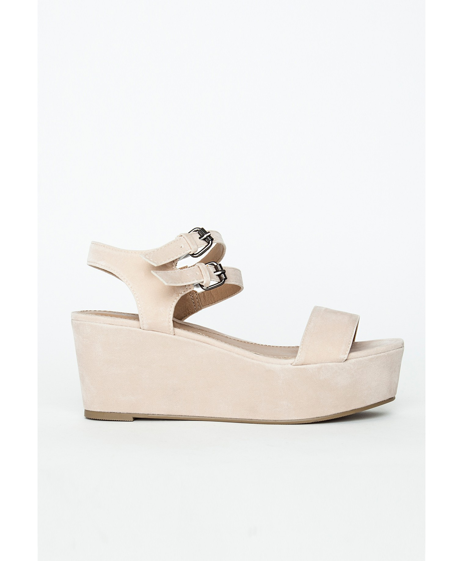 cream flatform sandals