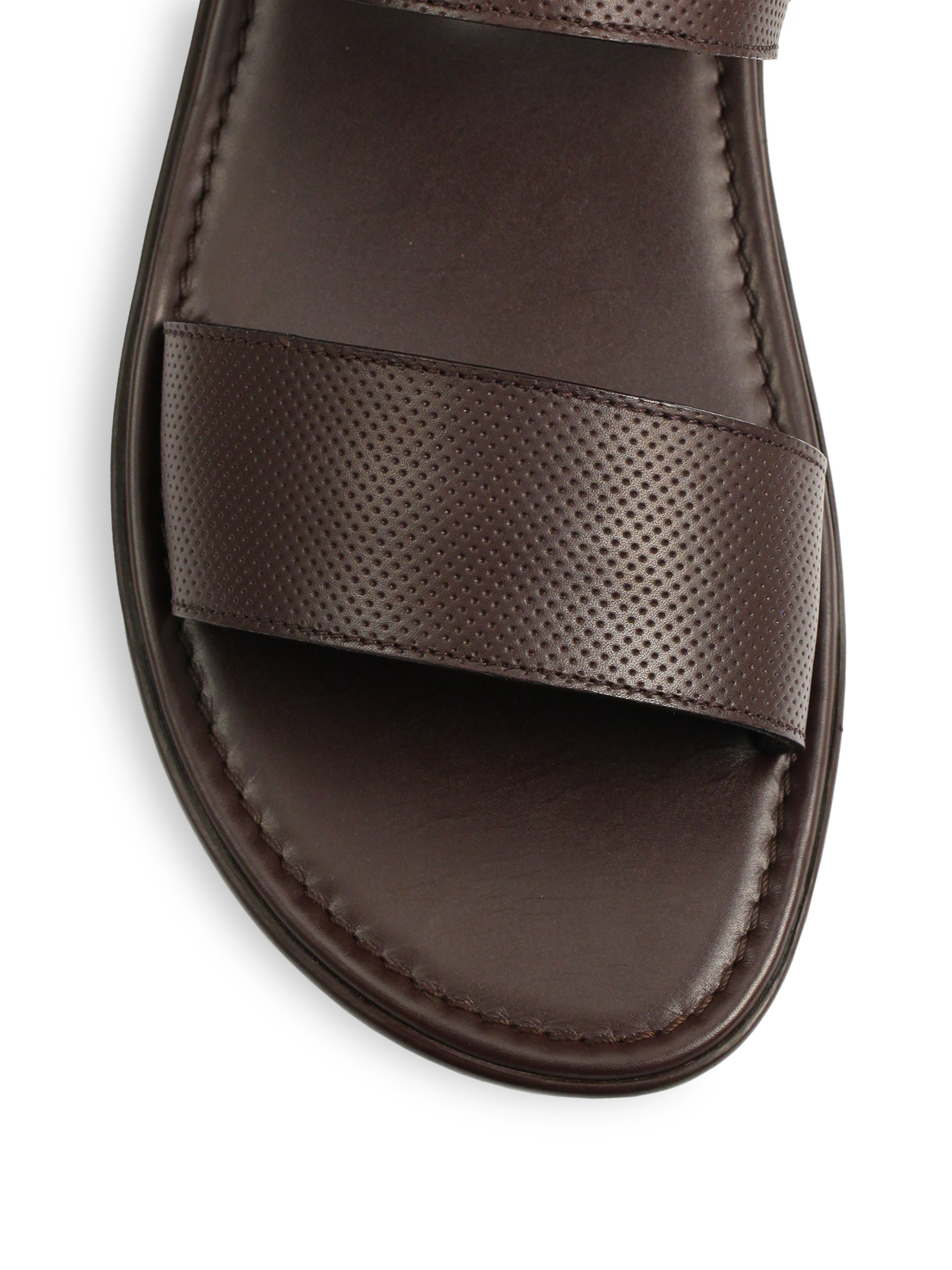men's bally leather sandals