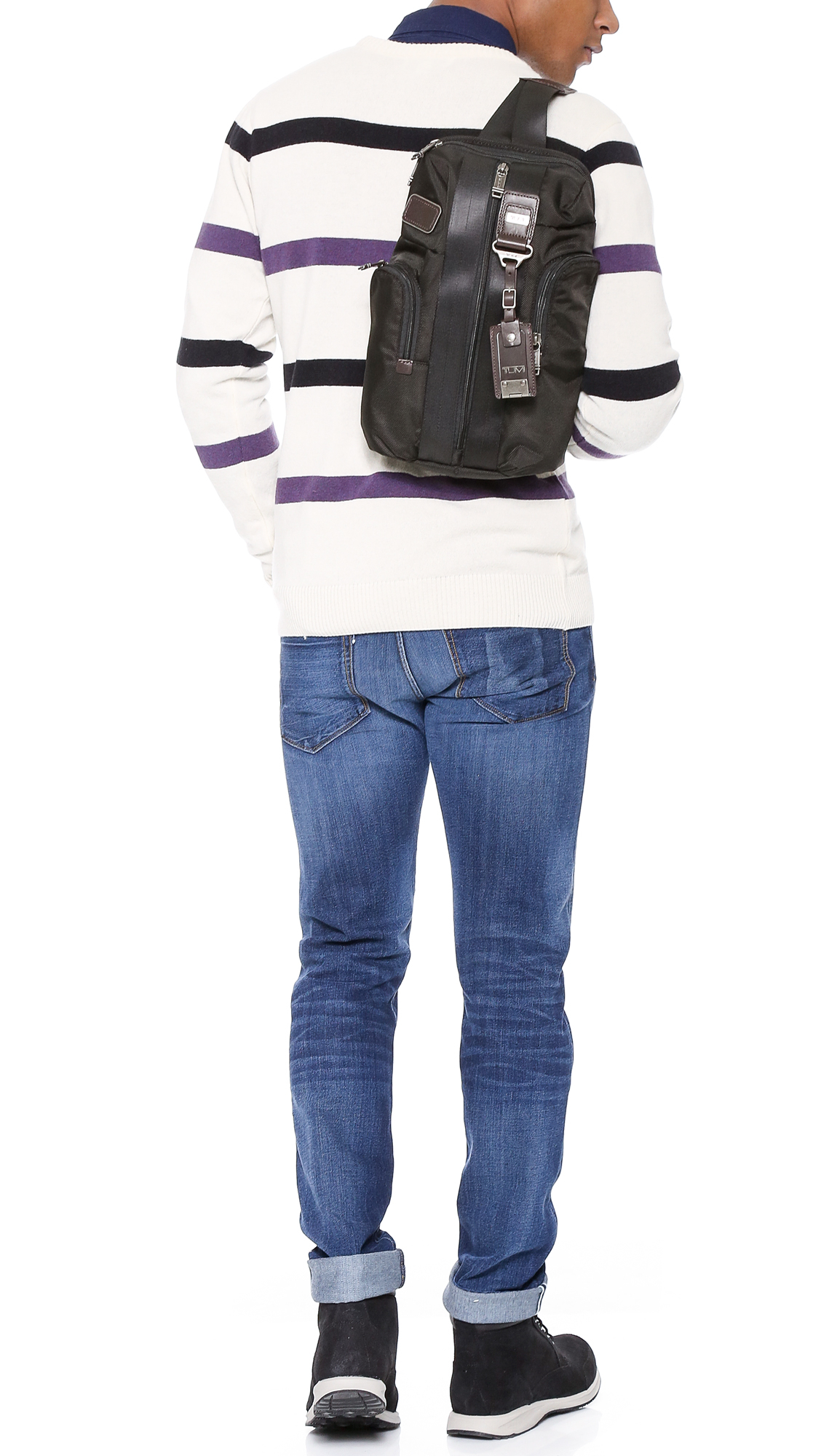 tumi sling bag saratoga original