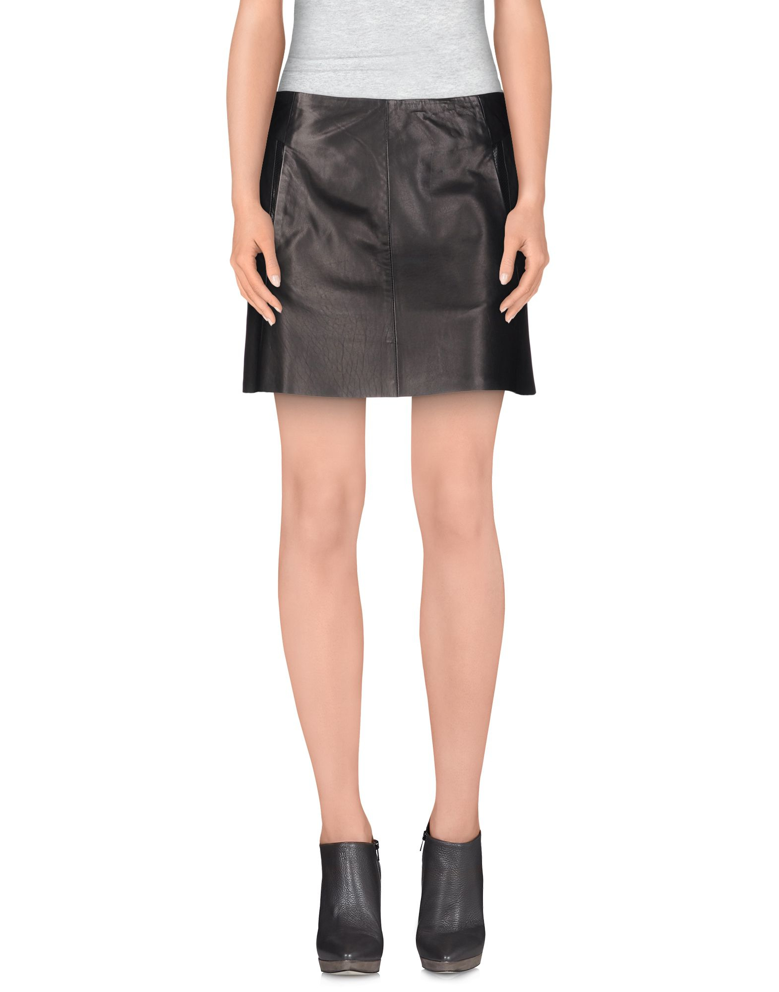 Lyst - Rag & Bone Mini Skirt in Black