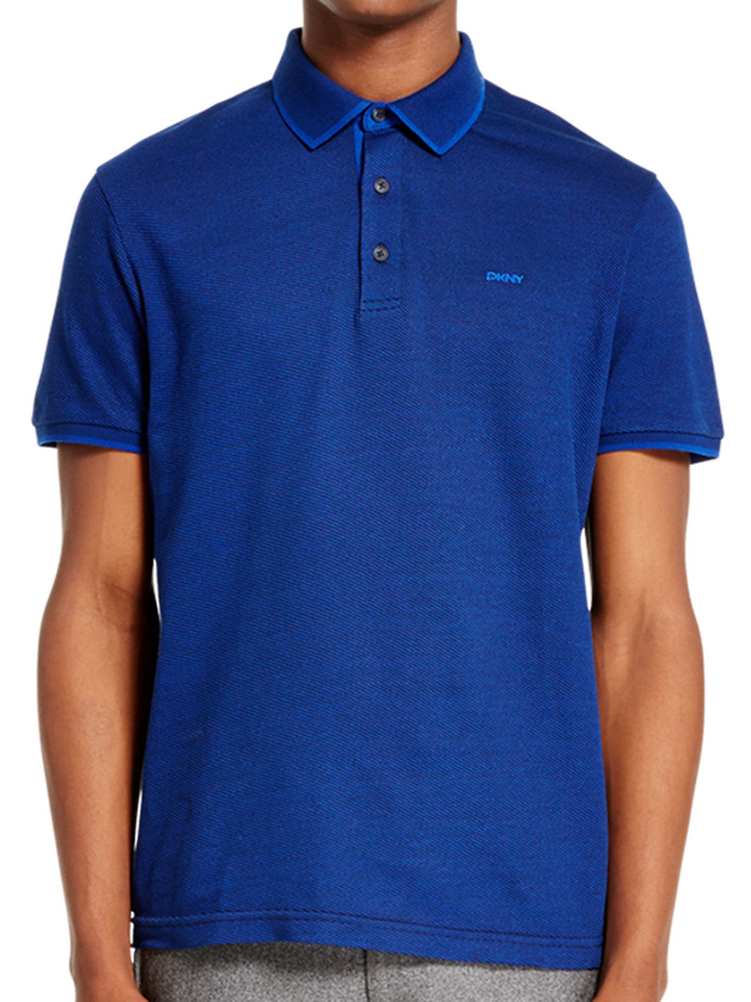 Dkny Embroidered Logo Polo in Blue for Men (RICH BLUE) Lyst