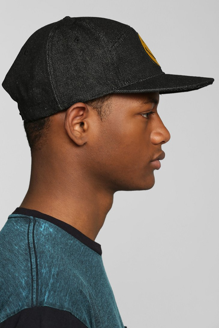 Urban Outfitters Smiley Face Snapback 
