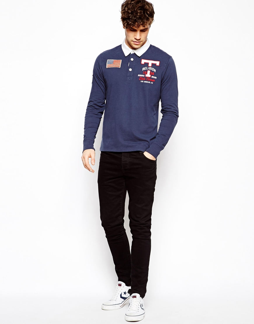 true religion rugby shirt