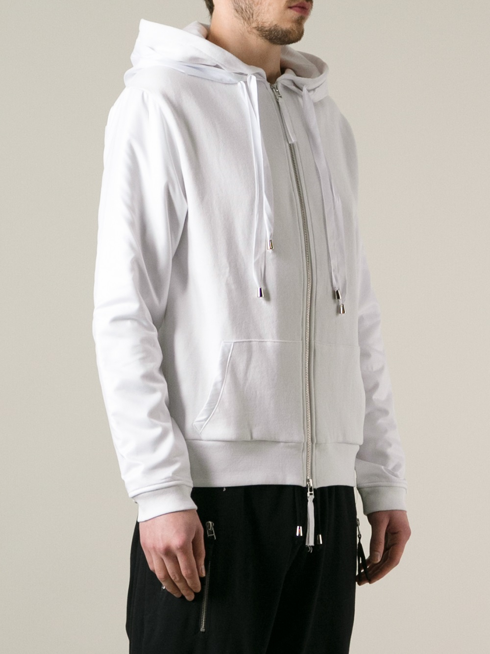 Download Unconditional Zip Front Hoodie in White for Men - Lyst
