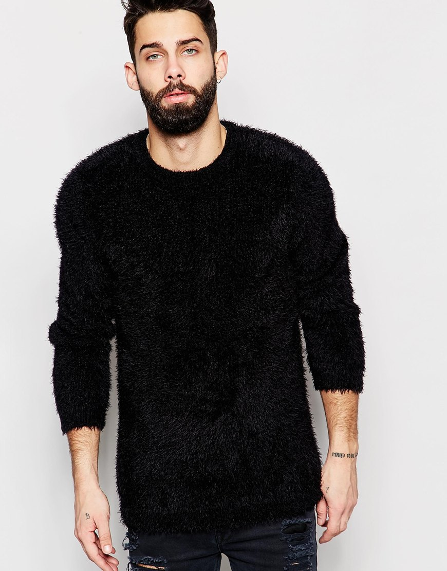 fluffy jumpers mens