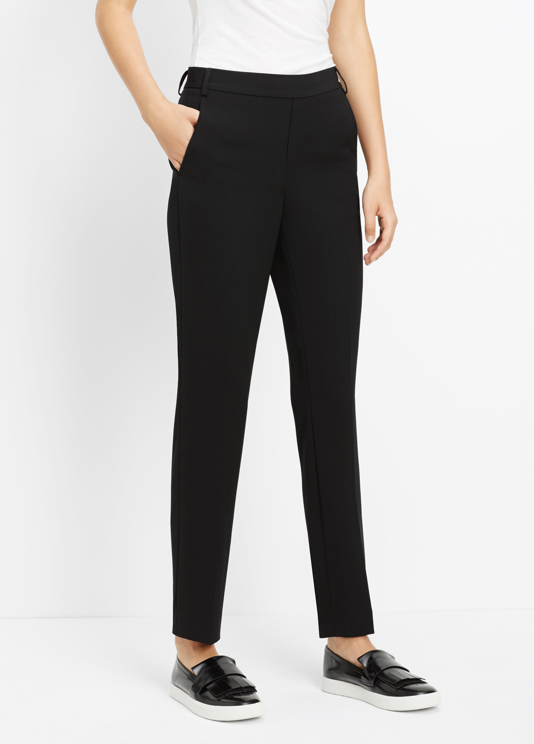 Vince Easy Pull On Pant in Black | Lyst