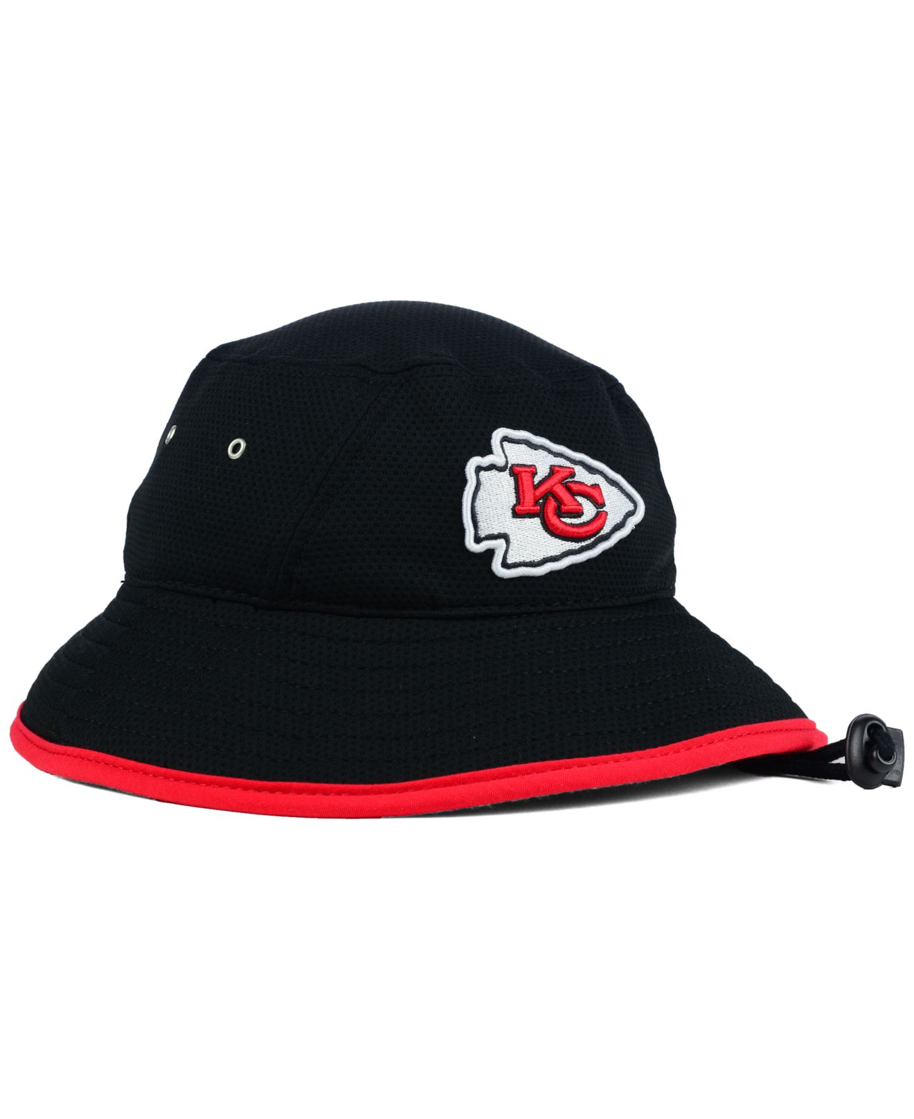 KTZ Kansas City Chiefs Training Bucket Hat in Black for Men Lyst