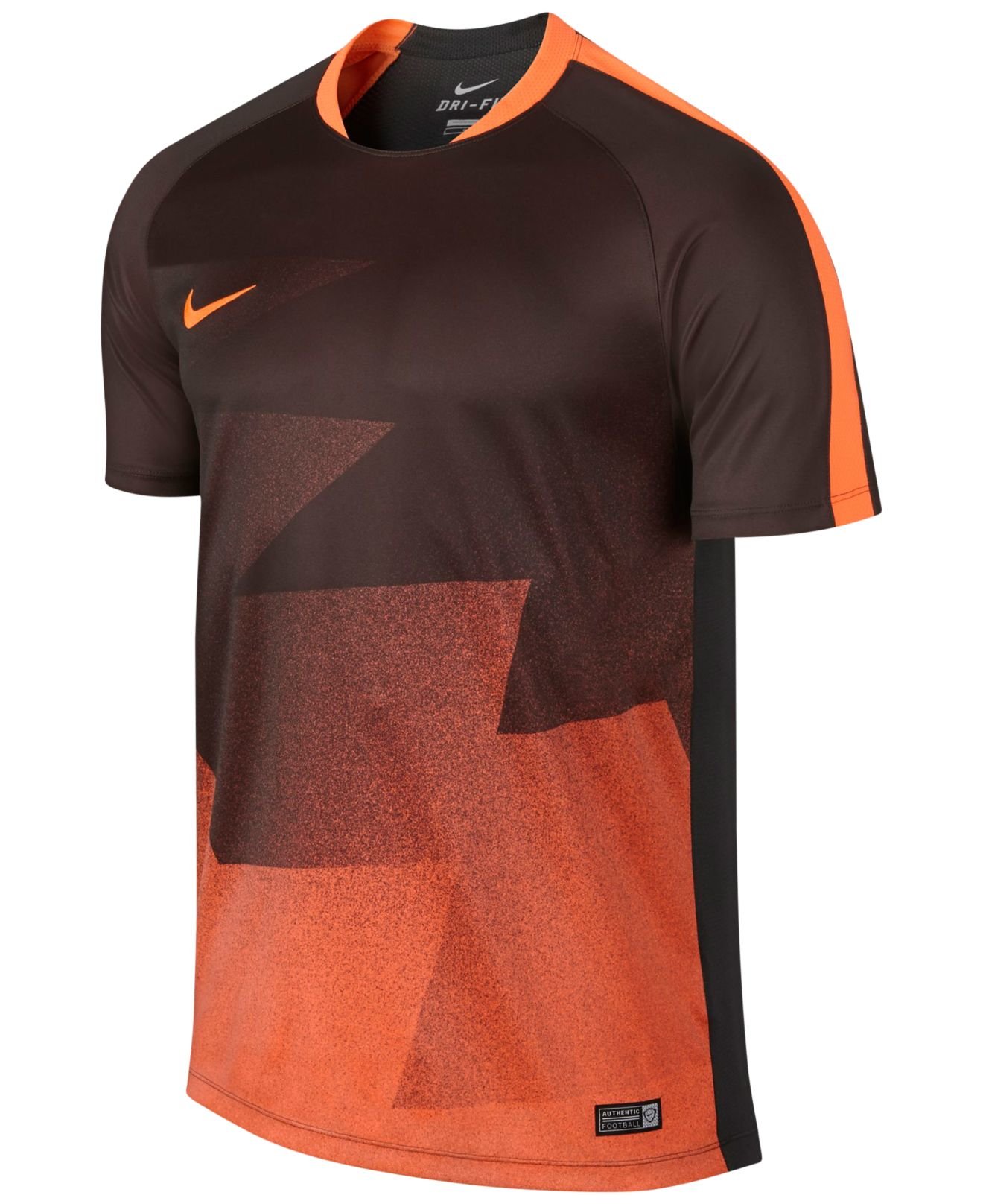Nike Flash Graphic Training T-shirt in Gray for Men (Anthracite/Orange ...