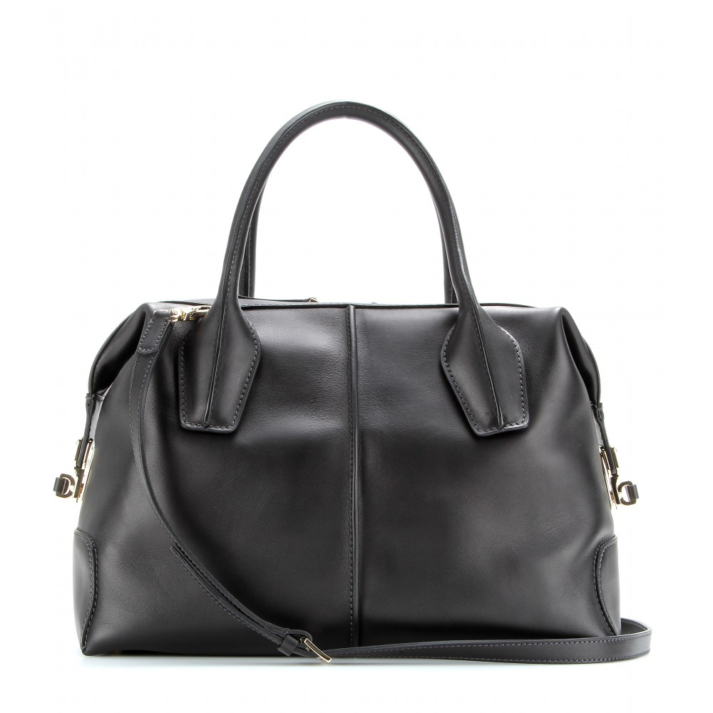 Lyst - Tod'S D-Styling Bauletto Small Leather Tote in Black