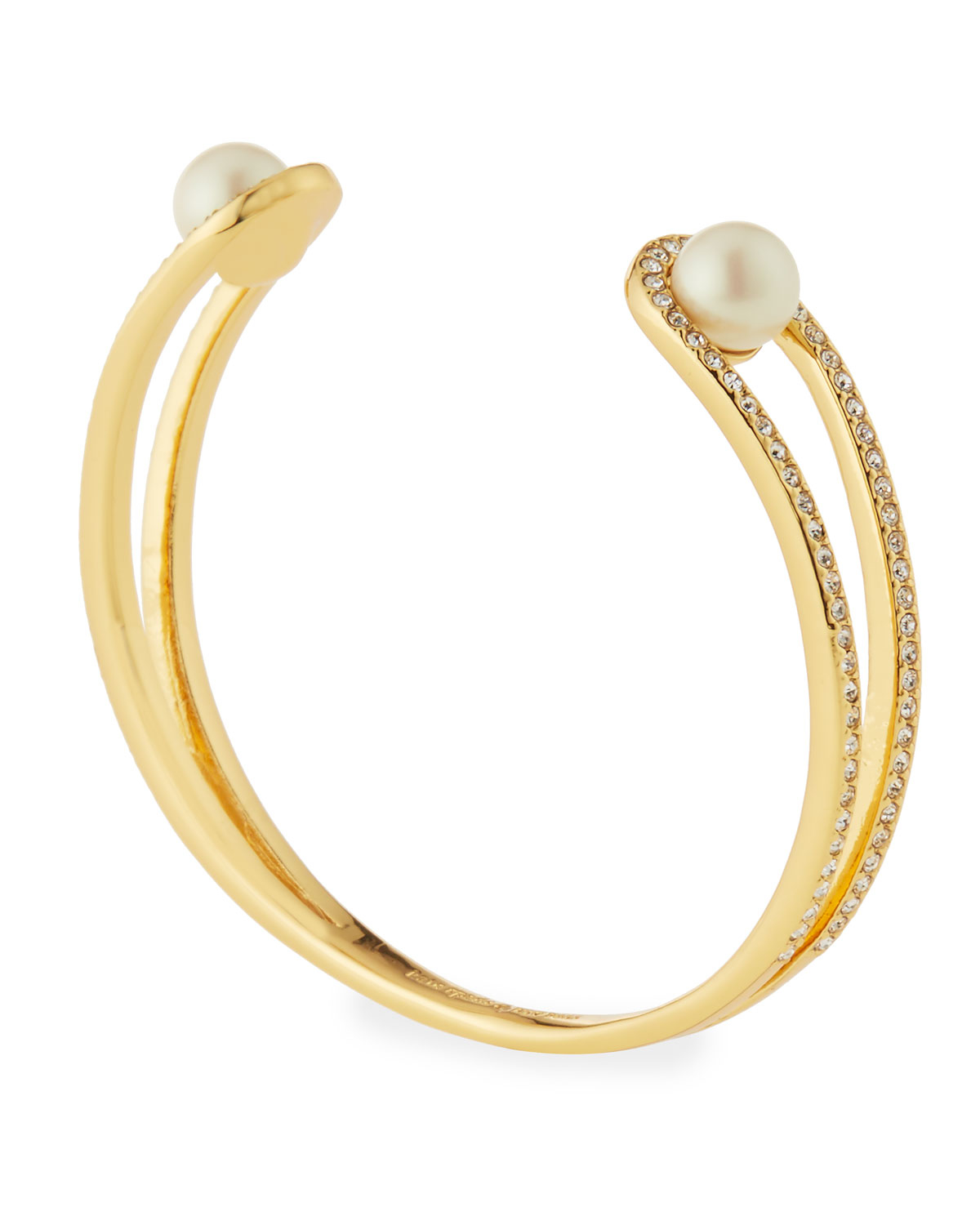 Kate Spade Purely Pearly Open Cuff Bracelet in Metallic Lyst
