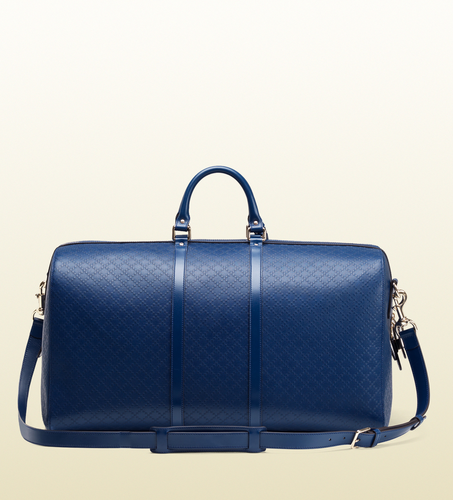 blue gucci duffle bag