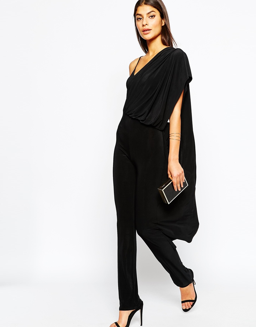 club l one shoulder jumpsuit