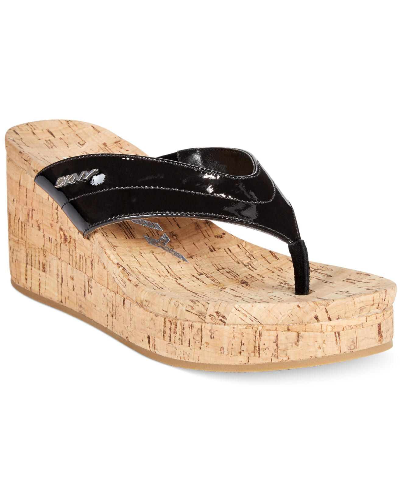 dkny wedges sandals