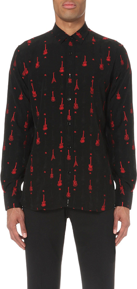 saint laurent button up