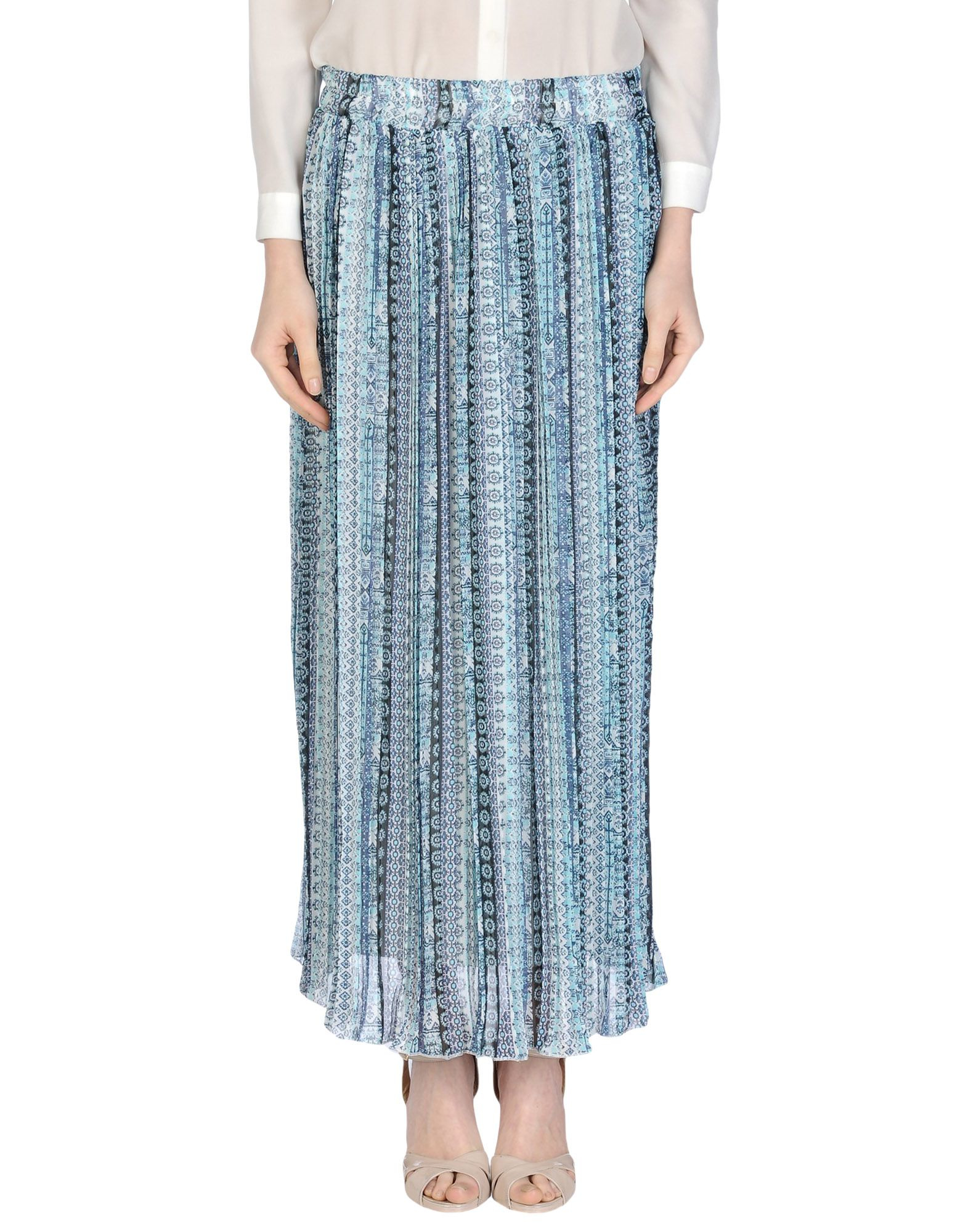 Care of you Long Skirt in Blue | Lyst