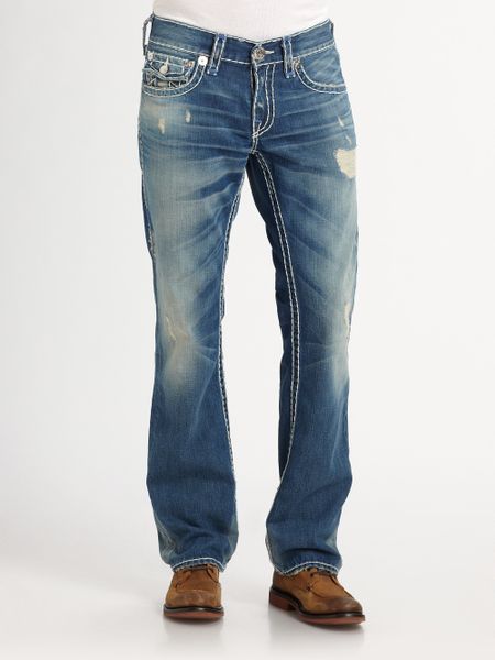 True Religion Ricky Super T Jeans in Blue for Men | Lyst