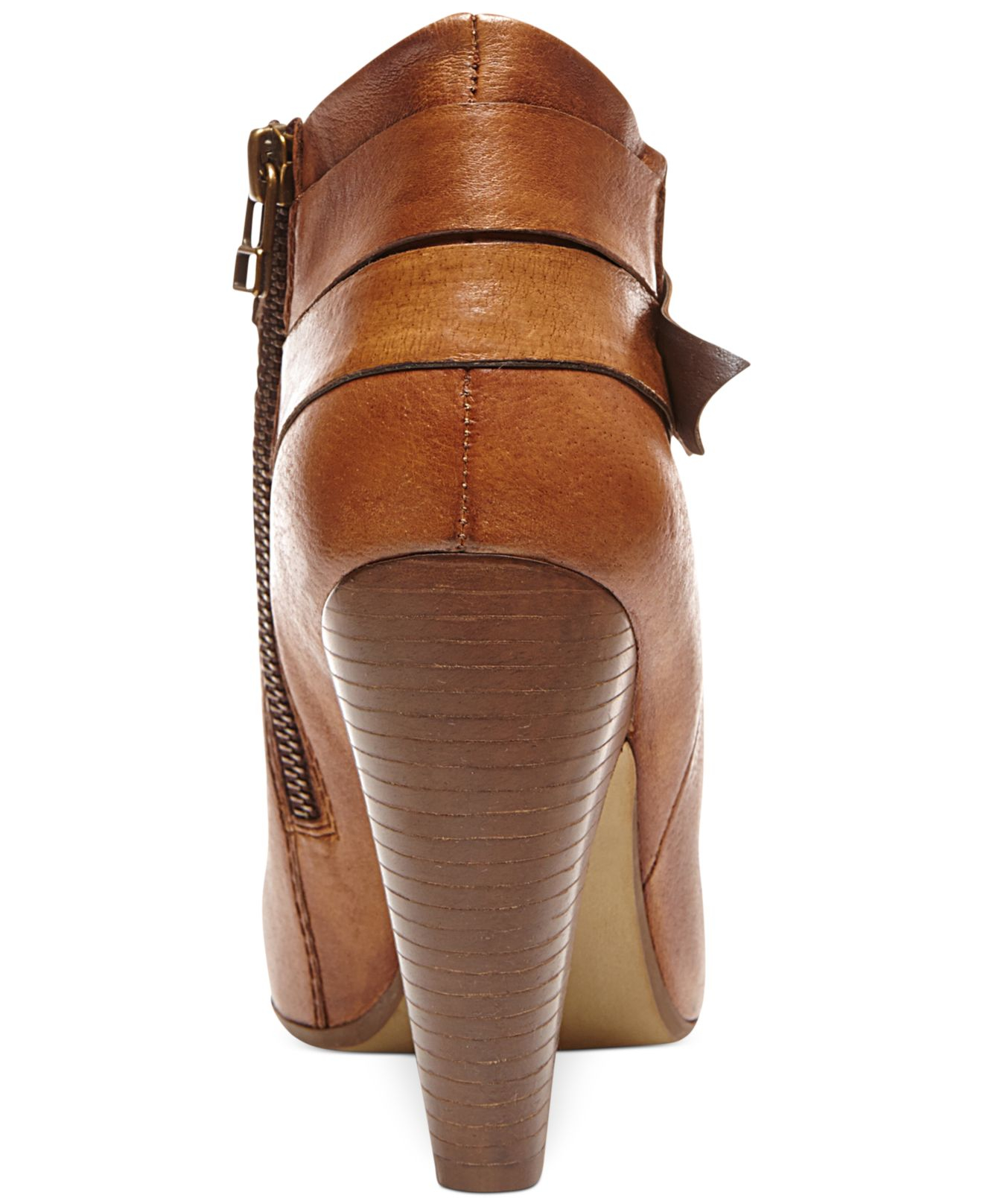 steve madden peep toe booties suede