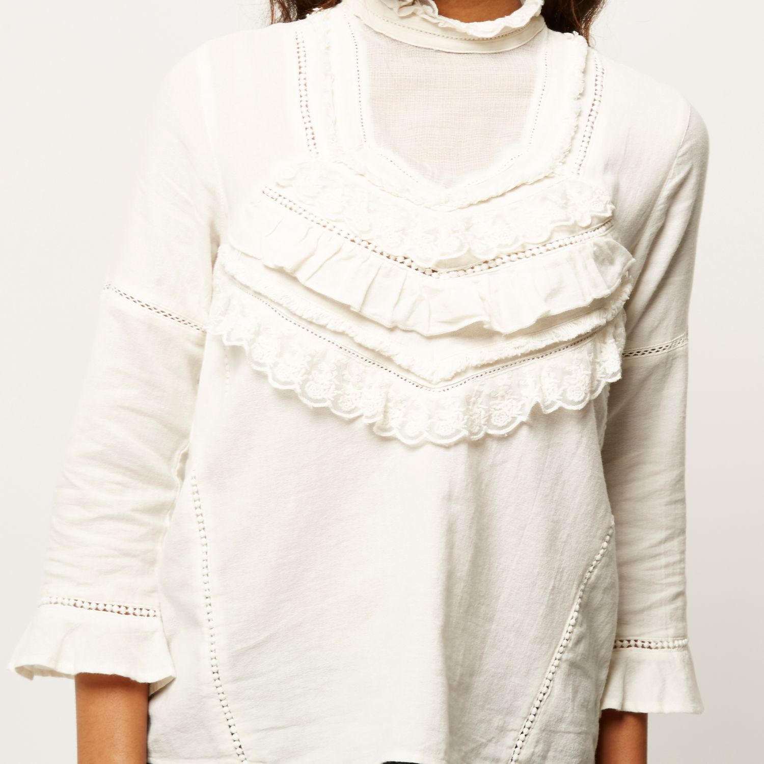 frilly blouses river island
