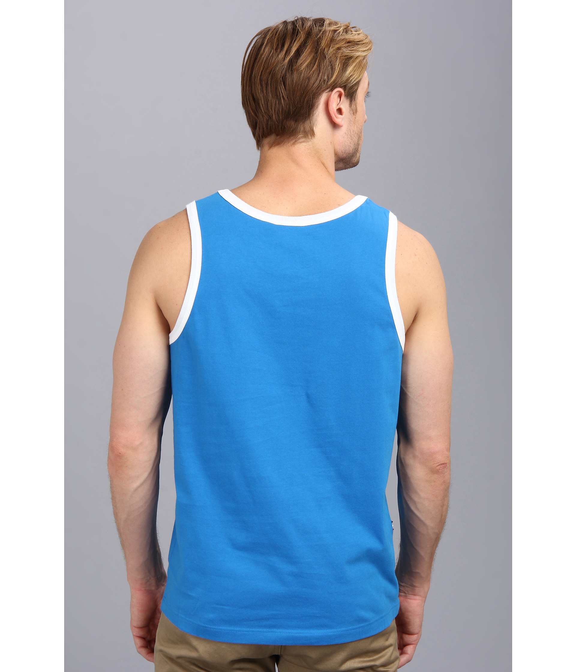 lacoste mens vest top