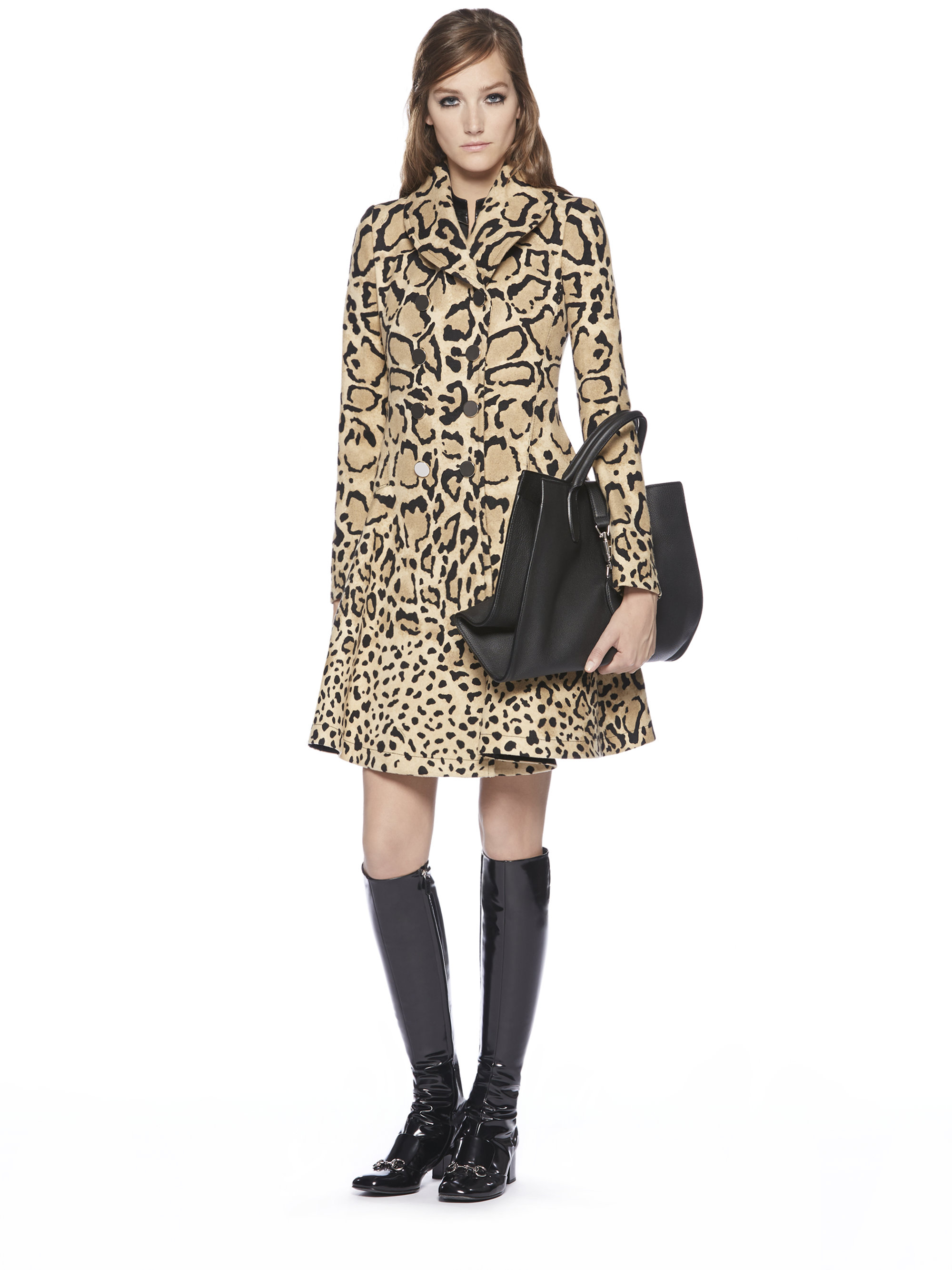 Gucci leopard coat Outlet